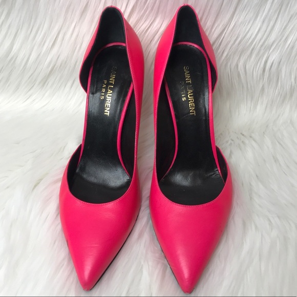 ysl pink pumps